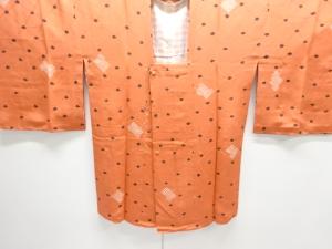 未使用品　絞り変わり菱模様織り出し道行コート